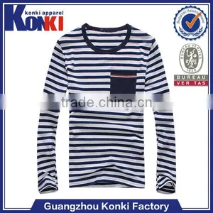 Custom Latest New Design 95 Cotton 5 Lycra Men t Shirt thumbnail-1