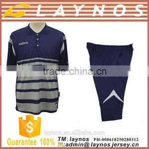 Polo Shirt Custom Embroidered Logo Lima Polo With 3/4pant thumbnail-1