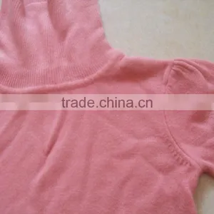 China Latest Fashion Design Children Winter Long Sleeve Wear High Neck Pink Thick Kids Girl Sweater (BKNK5282) thumbnail-3