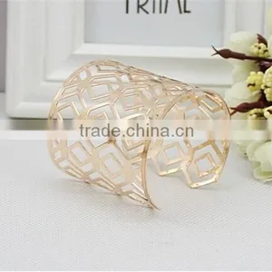 Europe Polygon Punk Style Hollow Jewelry Bangles With Factory Price thumbnail-2