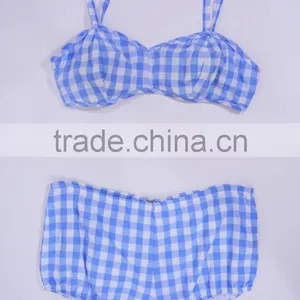 Boutique Kids Girls Swimwear 2016 Beach Wear Children Swimsuit White Polka Dot Bathing Suit Playsuit thumbnail-4