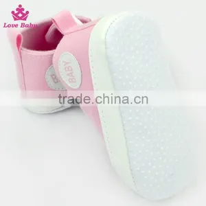 Stylish Pink Newborn Girls Crib Shoes Baby Shoes Toddlers Soft Shoes thumbnail-4