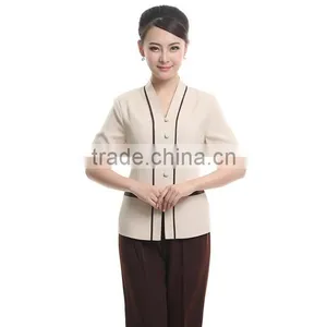 Best Price Custom Fashionable Perfect Fit Hotel Housekeeping Uniforms Wholesale thumbnail-2