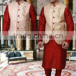 Kurta Pyjama With Jacket thumbnail-2