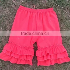 Hot Sale Toddler Girls Ruffle Shorts Baby Girl Children Knit Ruffle Shorts thumbnail-1