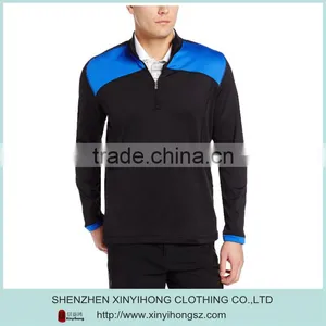 OEM Skin Tights Pullover ,100% Polyester Mans Sports Pullover With 1/4 Zipper thumbnail-1