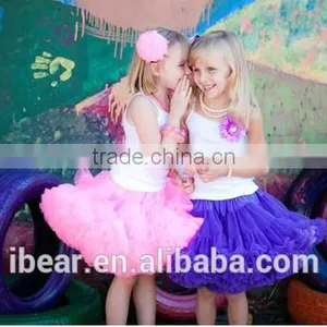 2016 Multi Color Fluffy Chiffon Casual Pettiskirt for Dance Girls thumbnail-1