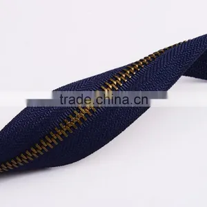 #5 Long Chain Brass Zipper or Zips thumbnail-1
