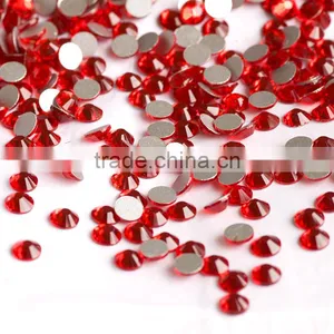 Light Siam Diamond Drill Strass Flat Back Nail Art Rhinestones for Nail Salon thumbnail-4