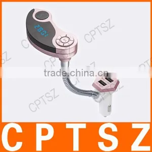 GT86 Car MP3 Dual USB MP3 MP3 Bluetooth Player/Design Of Double Charger For MP3 Player Wireless Bluetooth FM Transmitter thumbnail-1