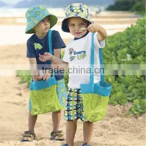 Vogue Mesh Tote Bag Clothes Toys Carry All Sand Away Beach Bag Baby Toy Collection Bag thumbnail-2