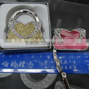 Fashion Crystal Foldable Bag Holder/purse Hook thumbnail-1