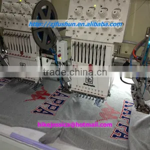 Fushun 922 22heads Flat and Single Sequin Computerized Embroidery Machine thumbnail-1