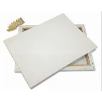 Painting Canvas With Wood Line Frame thumbnail-2