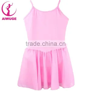Ballet Dance Wear Chiffon Dress Ballet Leotard Shoulder Straps Style Girls Ballet Dance Costumes thumbnail-5