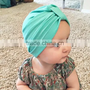 Pain Cotton Newborn Hat, Baby Cotton Sretch Hat With Fashion Design thumbnail-1