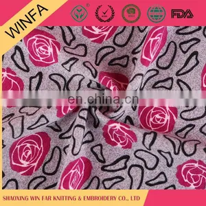 High Quality Beautiful Cheap Custom Poly Spandex Flower Print Fabric thumbnail-1