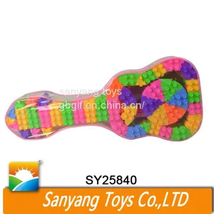 140pcs Guitar Style Eco-Friendly Material Toys Building Blocks DIY Toys thumbnail-1