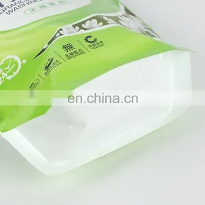Customized Printing Stand up Reusable Laundry Detergent Packaging Spout Bag With Side Hang Hole thumbnail-4