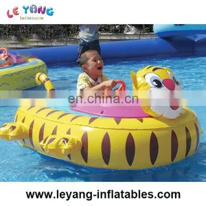 Waterpark Kids Inflatable Motorized Water Toy Battery Animal Tiger Bumper Boat thumbnail-1