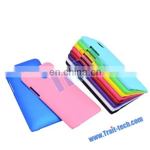 Factory Price Rubberized Coating Frosted Cheap Hard Case for HTC One Mini M4 Hard Cover Solid Color thumbnail-1