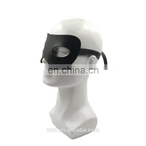 Masquerade Ball Sexy Women Faux Leather Eye Mask Wholesale Black Zorro Eye Mask for Party NCH-2477 thumbnail-4