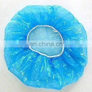 Disposable Plastic PE Shower Cap for Hotel thumbnail-3