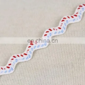 Wholesale Cheap Ric Rac Plastic Ribbon Tape for Garment Decoration thumbnail-2