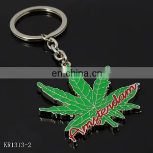 Holland Tourist Souvenir Maple Leaf Shape Keychain thumbnail-1