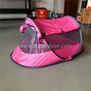 Baby Beach Tent Children Pink Waterproof Outdoor Camping Tents thumbnail-1