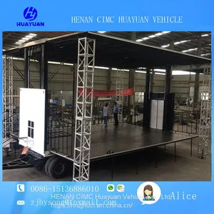 9m Outdoor Mobile Stage Traile for Sale thumbnail-5