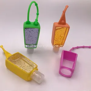 30ml Pocket Hand Gel Instant Waterless Antibacterial Hand Sanitizer Bottle Silicone Holder thumbnail-1
