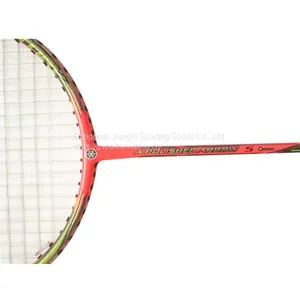 Carbon Fiber Badminton Racket With Cover OEM Factory Custom Acceptable thumbnail-4