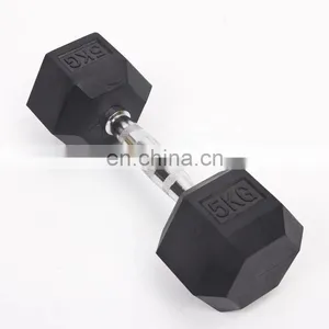 Adjustable Dumbbell Logo Sport Gym Fitness Cheap Dumbbell Sets Hex Rubber Dumbbells thumbnail-2