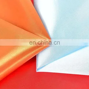 Hot Sale Wholesale High Quality 92% Polyester 8% Elastic Stretch Shiny Satin Spandex Fabric for Dress thumbnail-5