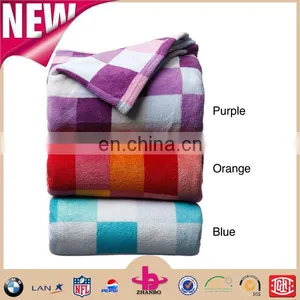 New Arrival Product Direct Manufacturer 100% Polyester Plush Fabric Portable Foldable Home Textile Blanket Coral Fleece Blanket. thumbnail-4