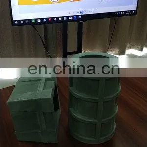 150mm One Gang Polyurethane Concrete Cube Test Mould thumbnail-1