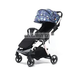 Auto Folding Baby Stroller Comfort Price Light Weight Pram thumbnail-2