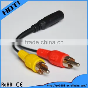 Multimedia Application 3.5mm Female to RCAx2 Male Cable thumbnail-1