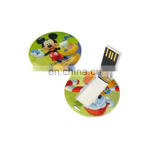 Promotional USB Card Interface 2.0 100% Real Capacity Coin USB Memory thumbnail-5