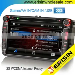 Erisin ES9611V 8" Double Din Car DVD GPS for Passat Caddy thumbnail-1