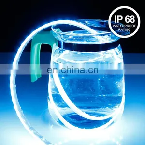 Car Ambient Light With Cigarette Lighter Rgb LED Flash Lamp Strip APP Or Remote Auto Decorative Door Streamer Atmosphere Lights thumbnail-3