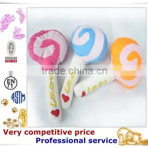 Factory Promotion Custom Made Plush Pet Products Bulk Dog Toys thumbnail-2