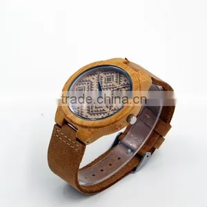 Smart Watch Made Wood Watches Men Natural Wooden Wrist Watch for Men or Women thumbnail-5