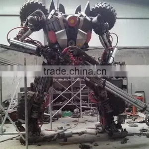 Ironhide Large Outdoor Sculpture Cartoon Figure Iron Man Sculpture for Public Plaza Exhibition Celebration thumbnail-6