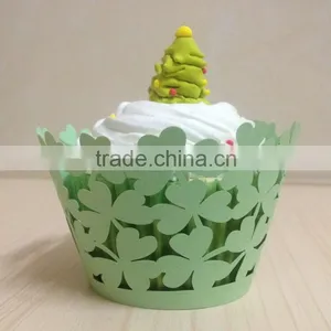 Colorful Wholesale Delicated Wedding Laser Cupcake Wrapper thumbnail-2
