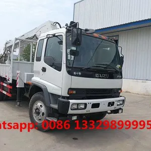 Isuzu Brand 4*2 LHD FVR 6.3T Telescopic Crane Boom Mounted on Truck for Sale thumbnail-1