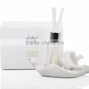 30ml Home Fragrance Aroma Reed and Clay Diffuser Set With Glass Bottle SA-2017 thumbnail-1