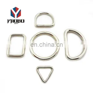 Fashion High Quality Bag & Strap & Collar & Leash Metal D Rings thumbnail-1