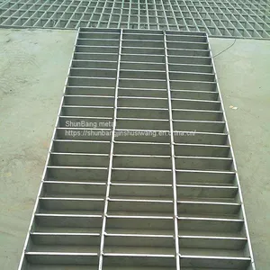 Wholesale Hot-dip Galvanized Toothed Steel Grating Steel Grating Subway Cable Trench Cover Load Plug-in Mesh Steel Grating thumbnail-2